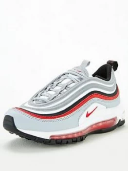 Image of Nike Air Max 97 Junior Trainer - Grey Red