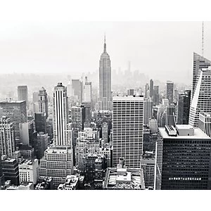 Image of ohpopsi Empire State Wall Mural Grey 14.4m L
