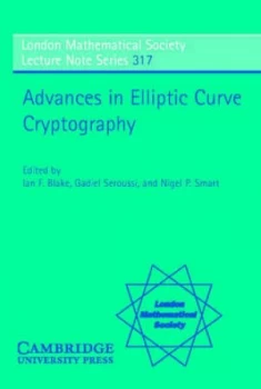 Image of Advances in Elliptic Curve Cryptography by Ian F. Blake Paperback