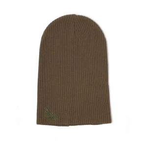 Image of Nintendo - Embroidered Royal Crest Unisex X-Large Beanie - Brown