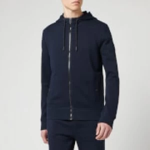 Image of Hugo Boss Zounds 1 Zip Through Hoodie Navy Size 2XL Men