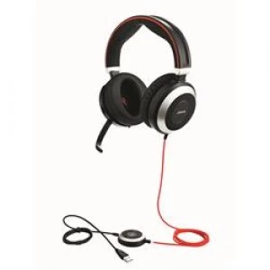 image of Jabra Evolve 80 Duo MS USB Headset