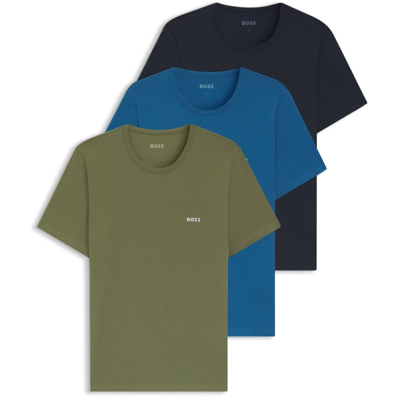 Image of Boss Tshirtrn 3p Classic 10267938 0 Regular Fit T-Shirts S Multi 59581469350