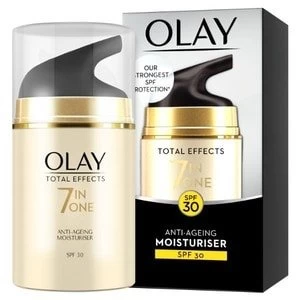 Image of Olay Total Effects Moisturiser SPF 30, 50ml