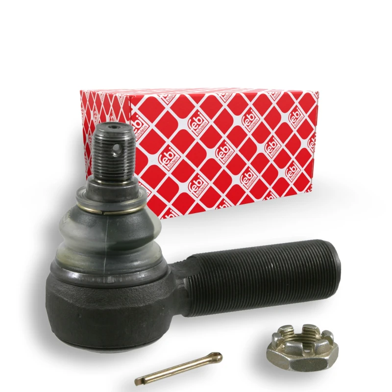 Image of FEBI BILSTEIN 18339 Track rod end Front Axle, with crown nut Tie Rod End (914)