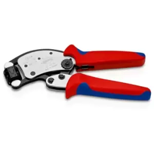 Image of Knipex 97 53 19 cable crimper Crimping tool Black, Blue, Red