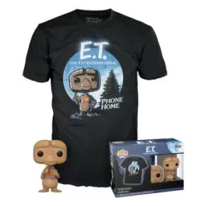 Image of E.T. the Extra-Terrestrial POP! & Tee Box E.T. w/Reeses Size M