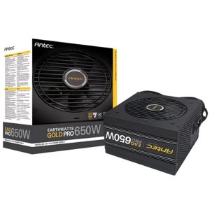 image of Antec 650W EA650G PRO EarthWatts Gold Pro PSU, Semi-Modular, 80 Gold, Continuous Power