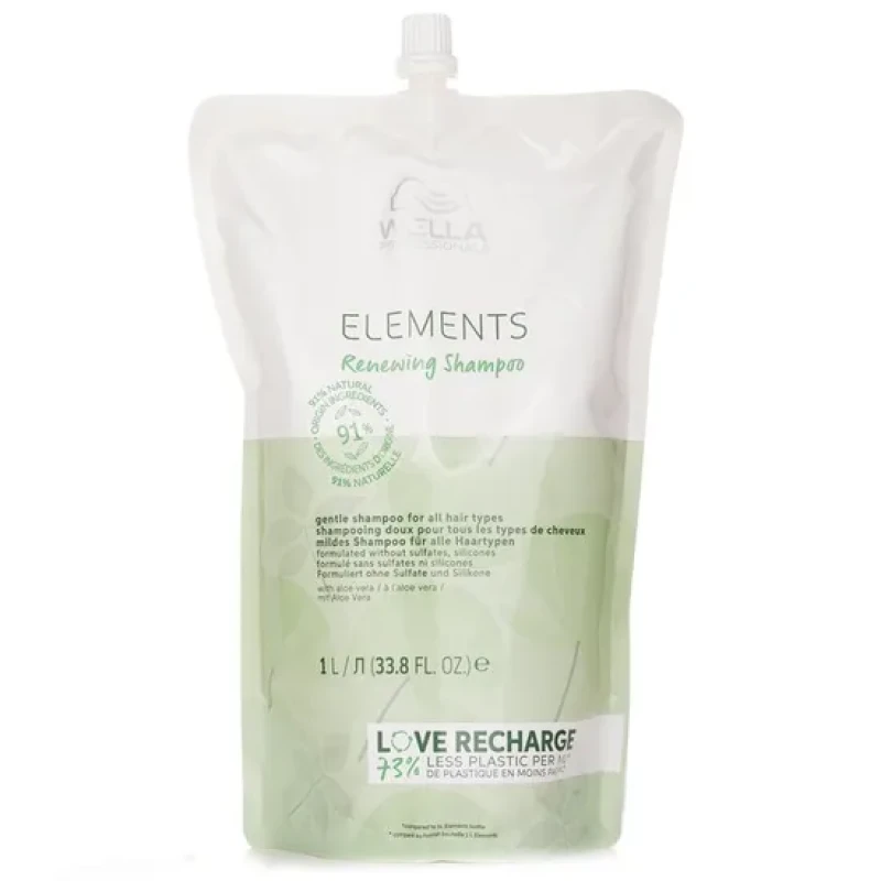 Image of Wella Professionals Elements Renewing Shampoo 1000ml - Refill