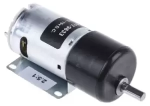 image of RS PRO Brushed Geared DC Geared Motor, 19.8 W, 12 V, 5 Ncm, 4819 rpm, 6mm Shaft Diameter