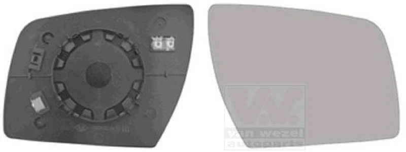 Image of VAN WEZEL Wing mirror glass VAN WEZEL 8332838