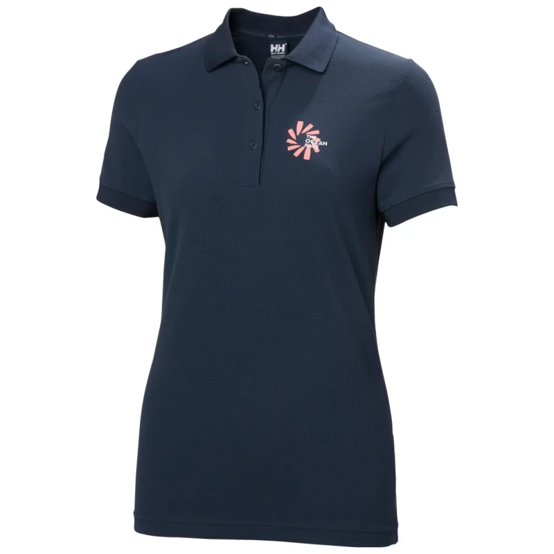 Image of Helly Hansen Womens polo shirt Helly Hansen The Ocean Race Bleu Female XL