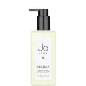 image of Jo Loves A Body Lotion - White Rose & Lemon Leaves