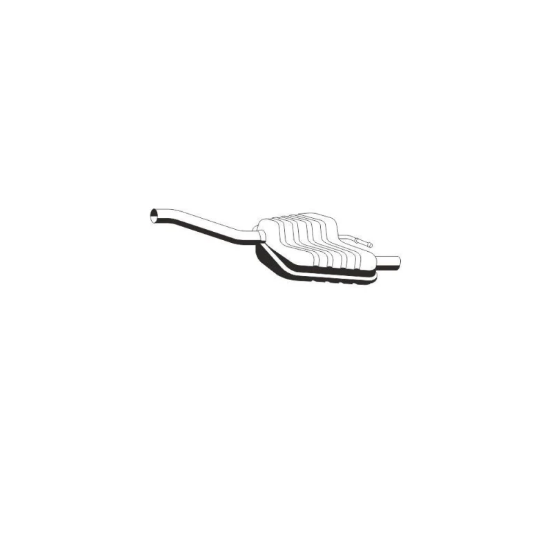 Image of ERNST 341134 Rear silencer End Silencer (3437)