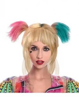 image of DC Super Hero Girls Harley Quinn Bird Of Prey Wig, One Colour, Size One Size, Women