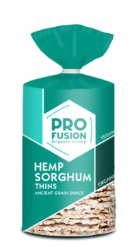 image of Profusion Organic Hemp Sorghum Thins - 120g (Case of 6)