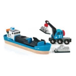 Image of Brio Container And Crane Wagon