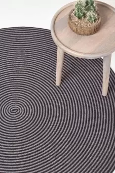 Image of Handmade Woven Spiral Braided Rug