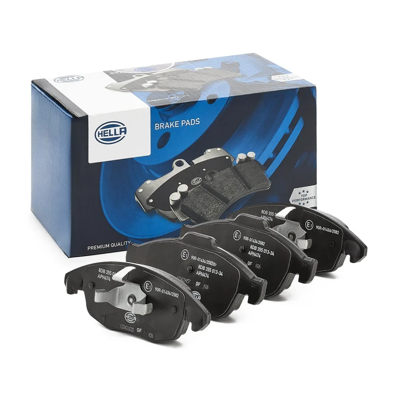 Image of HELLA Brake pad set HELLA 8DB 355 013-341