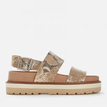 Image of Clarks Womens Orianna Strap Sandals - Taupe - UK 4