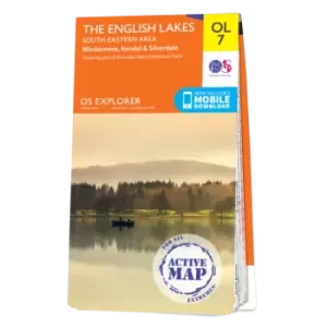 Image of Map of The Lake District: South-eastern area