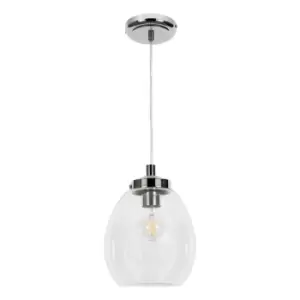 image of Spa BRYN Tulip Pendant Light Chrome