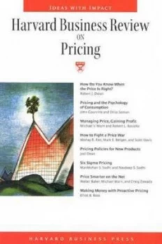 Image of Harvard Business Review on Pricing Paperback