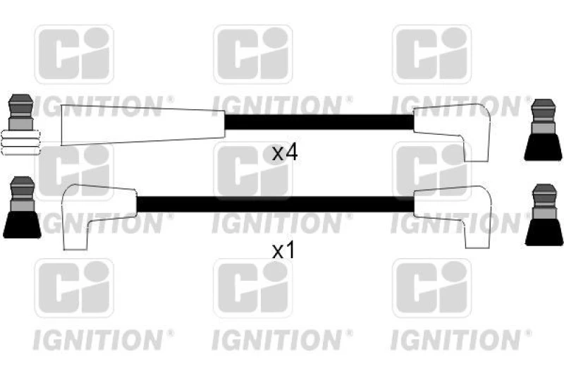 Image of QUINTON HAZELL Ignition lead set QUINTON HAZELL XC743