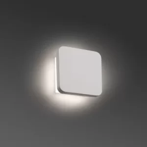 Image of Elsa Integrated LED Indoor Wall Light White Plaster