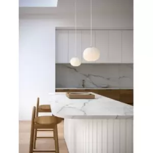 Image of Nordlux Navone Globe Pendant Ceiling Light White E27