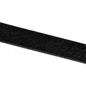 Image of Hook and loop tape stick on Hook pad L x W 25000 mm x 25mm Bl