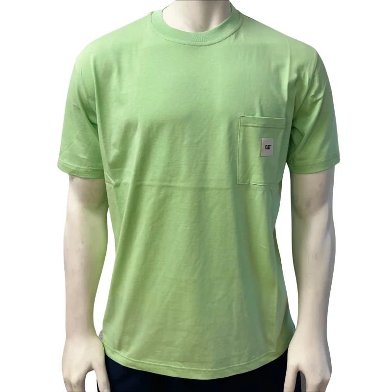 Image of Caterpillar T-Shirt with pocket Caterpillar Basic Vert Unisex L