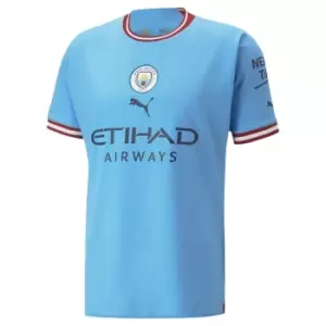Image of 2022-2023 Man City Authentic Home Shirt
