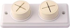 Image of Select Hardware Cloth Holder 2 Hole 1 Pack