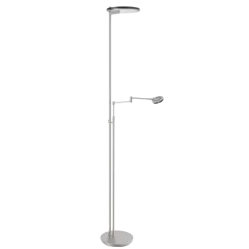 Image of Turound Mother & Child Lamp Steel Brushed, Tara Clear Grey