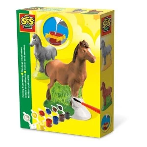 Image of SES Creative Childrens Horse Casting & Painting Set Activity Set