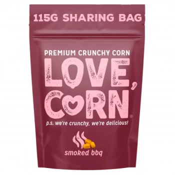 Image of Love Corn Premium Crunchy Corn - BBQ - 115g x 6