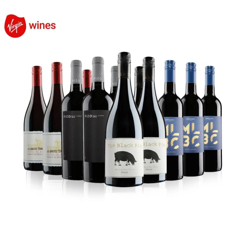 Image of Virgin Wines Luxury 12 Bottle Red Wine Case Red unisex 12