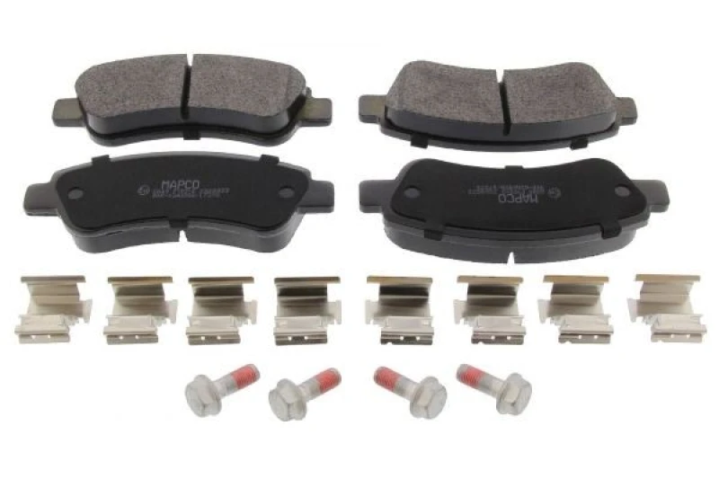 Image of MAPCO 6849 Brake pad set Rear Axle, with anti-squeak plate Brake Pad Set,disc brake (402)
