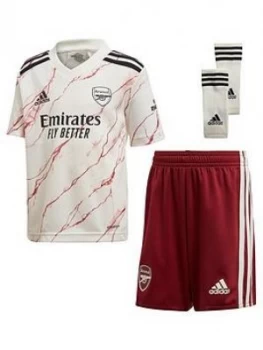 Image of Adidas Arsenal Infant 20/21 Away Mini Kit