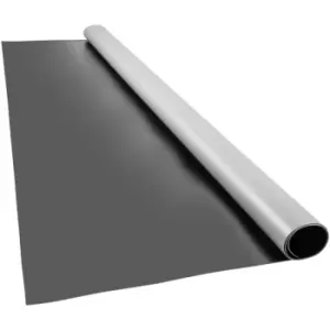 Image of Dance Floor, 6.6x11.8ft Dance Floor Roll, 0.06in Thick pvc Vinyl Dance Floor, Black/Grey Reversible Portable Dance Floor, Non-Slip Dance Flooring,