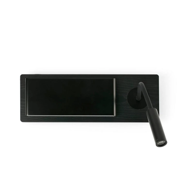 Image of Mood Wall Lamp With Reading Light Black 3000K