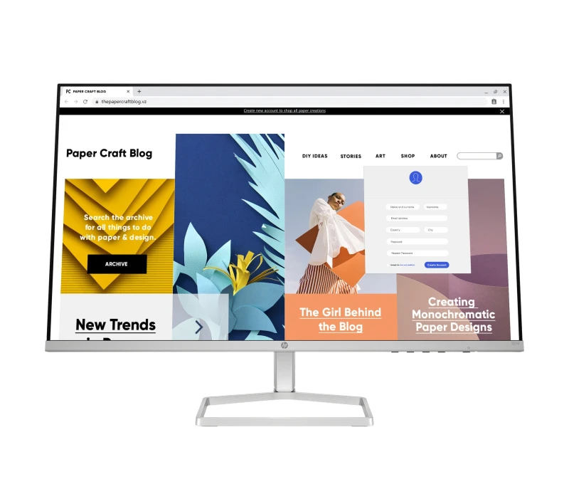 Image of HP Series 5 527sf 27" Full HD Monitor - Black