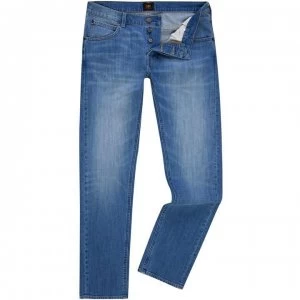 Lee Daren Bright Sea Straight Leg Jeans - Denim Light Wash