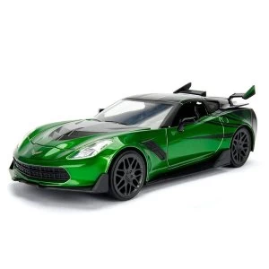 Image of Crosshairs Corvette Stingray Transformers The Last Knight Diecast Model