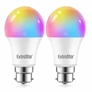 Image of 10W WIFI Smart LED Light A60 B22 bulb (Pack of 2)