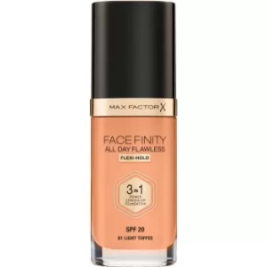 Image of Max Factor Facefinity All Day Flawless Long-Lasting Foundation SPF 20 Shade 81 Light Toffee 30ml