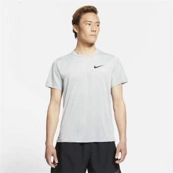 Image of Nike Pro Dri-FIT Mens Short-Sleeve Top - Grey