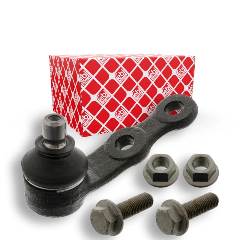 Image of FEBI BILSTEIN 02051 Ball joint Front Axle Right, with fastening/mounting material Support-/Steering Link (2462)