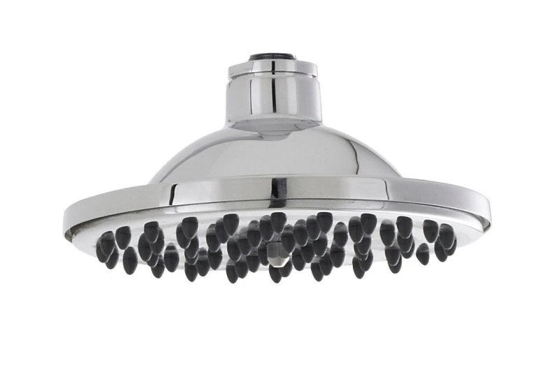 Image of Balterley Rose Round Easyclean Shower Head Chrome 152mm Silver